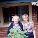 Margret Warren & Frances Poole (nee Jenkins) - 1992